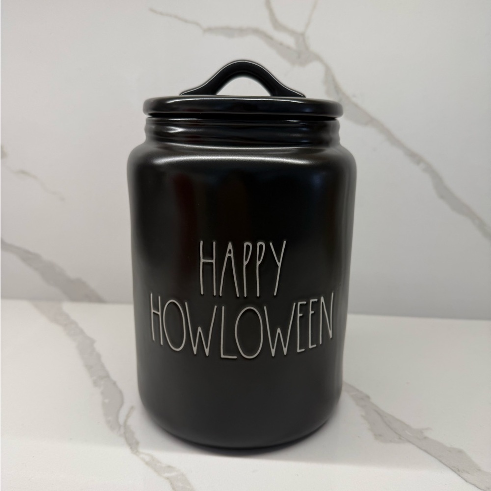 Black 'Happy Howloween' Canister
